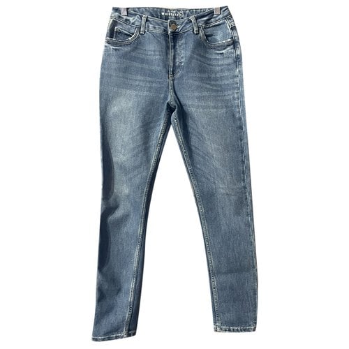 Pre-owned Whistles Straight Jeans In Blue
