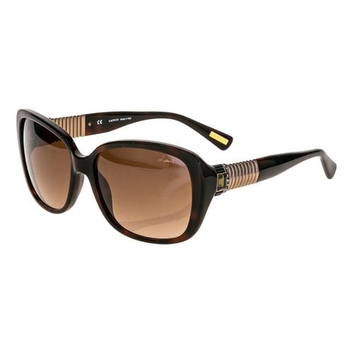 Pre-owned Lanvin Sunglasses In Brown