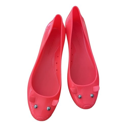 Pre-owned Marc By Marc Jacobs Ballet Flats In Pink