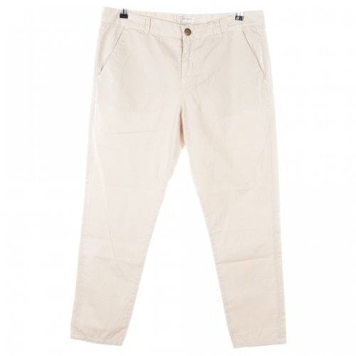 Pre-owned Current Elliott Jeans In White