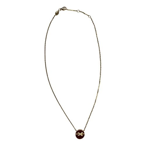 Pre-owned Chaumet Liens Pink Gold Pendant In Red