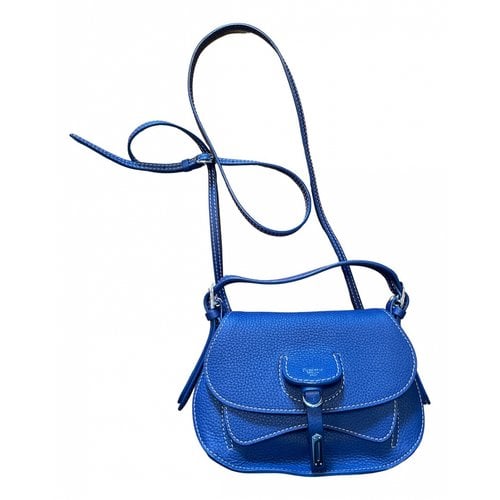 Pre-owned Fontana Milano 1915 Leather Handbag In Blue