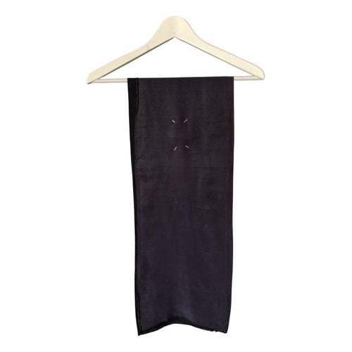 Pre-owned Maison Margiela Scarf In Navy