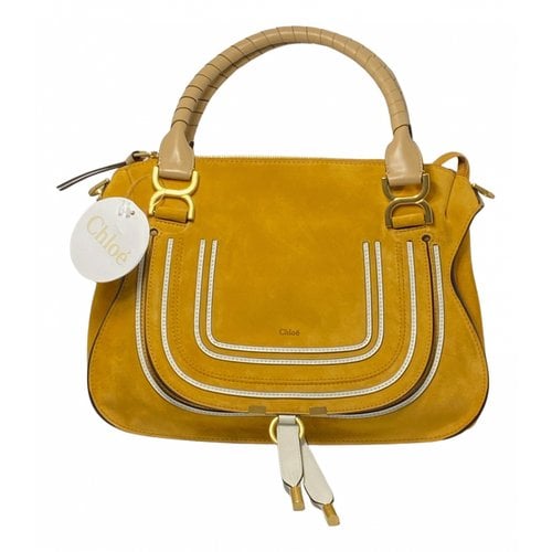 Pre-owned Chloé Marcie Handbag In Brown
