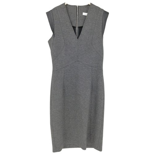 Pre-owned Sandro Mid-length Dress In Grey