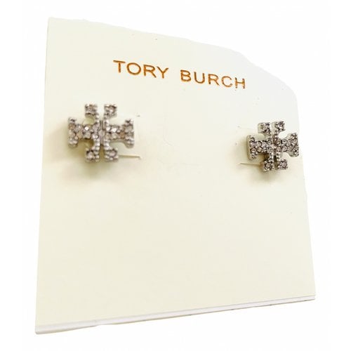 Pre-owned Tory Burch Earrings In Silver