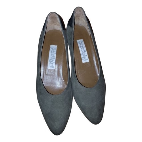 Pre-owned Baldinini Heels In Grey