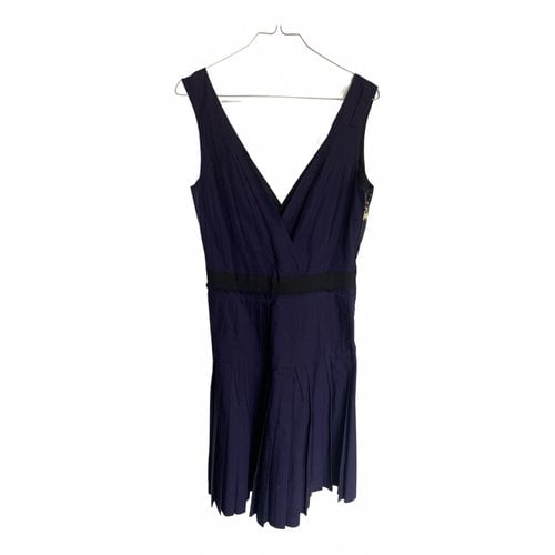 Pre-owned Louis Vuitton Mid-length Dress In Navy