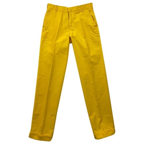 Pre-owned Levi's Large Pants In Yellow