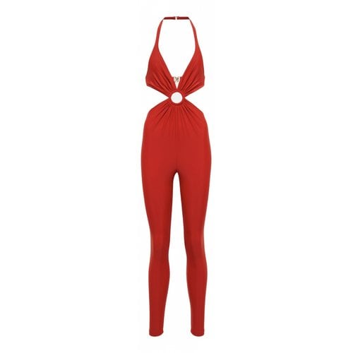 Pre-owned Saint Laurent Jumpsuit In Red