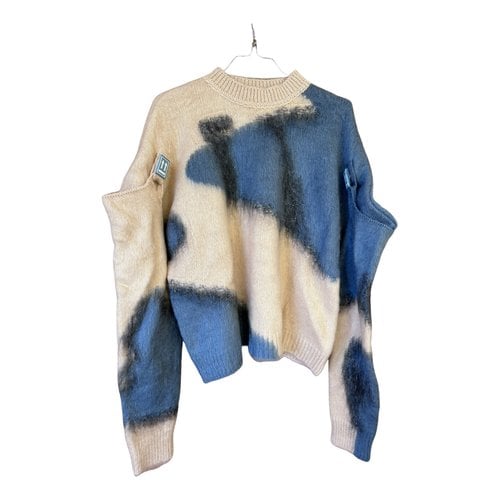 Pre-owned Off-white Wool Jumper In Multicolour
