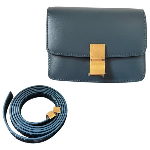 Pre-owned Celine Classic Leather Crossbody Bag In Green