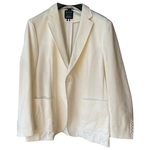 Pre-owned Hugo Boss Jacket In White