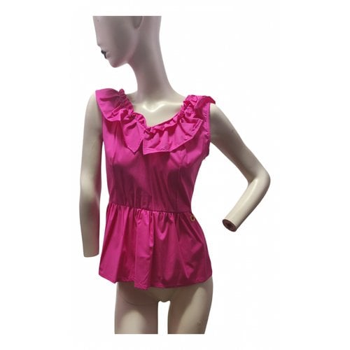 Pre-owned Mangano Top In Pink