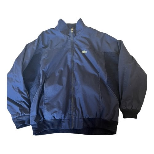 Pre-owned Lacoste Wool Jacket In Blue