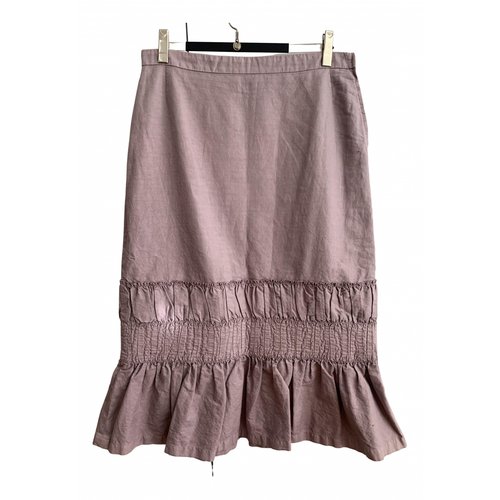 Pre-owned Dries Van Noten Mid-length Skirt In Purple
