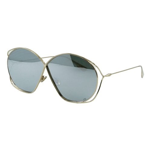Pre-owned Dior Sunglasses In Gold
