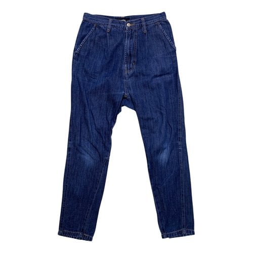 Pre-owned Zucca Slim Jeans In Blue