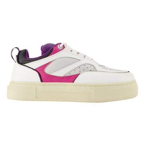 Pre-owned Eytys Leather Trainers In Multicolour