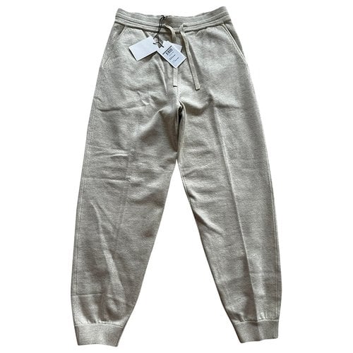 Pre-owned Isabel Marant Étoile Wool Trousers In Grey