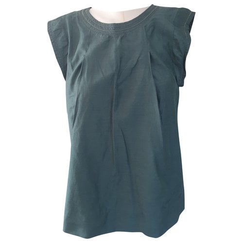 Pre-owned Iro Silk Blouse In Green