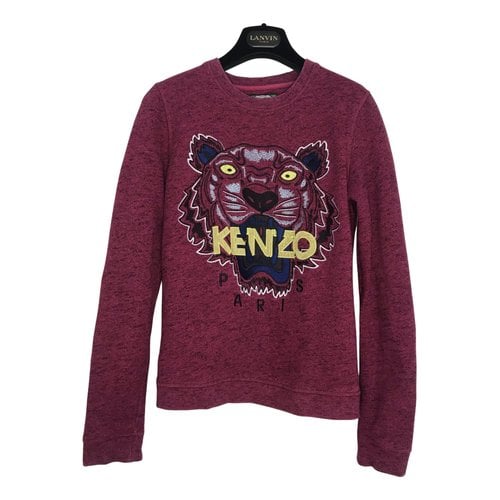 Pre-owned Kenzo Tiger Sweatshirt In Purple