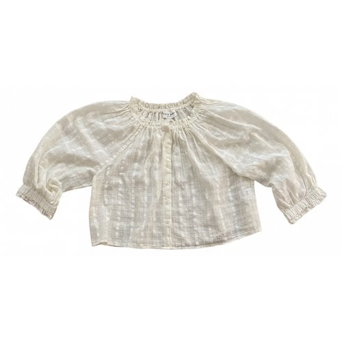 Pre-owned Apiece Apart Blouse In White