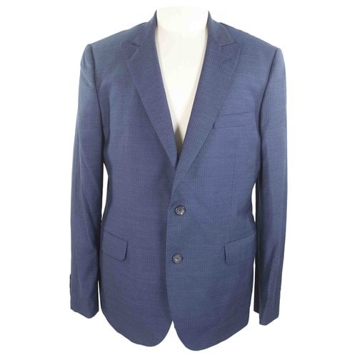 Pre-owned Hardy Amies Wool Jacket In Blue