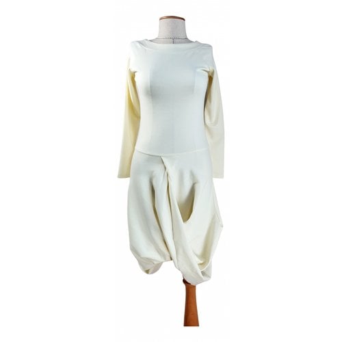 Pre-owned Vivienne Westwood Anglomania Mid-length Dress In White