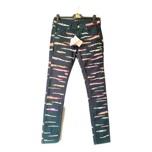 Pre-owned Isabel Marant Straight Pants In Navy