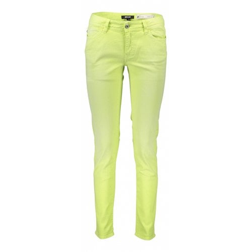 Pre-owned Just Cavalli Trousers In Yellow