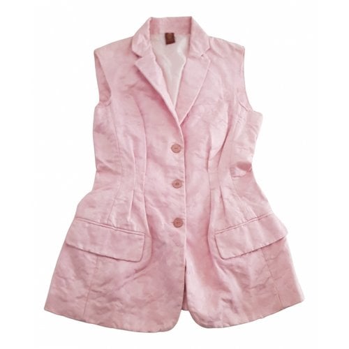 Pre-owned Dondup Short Vest In Pink