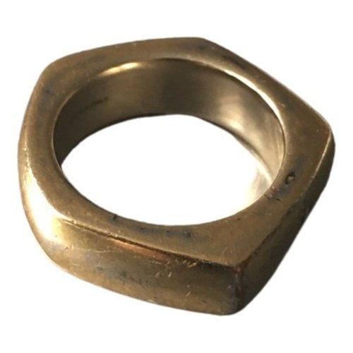 Pre-owned Ferragamo Ring In Gold