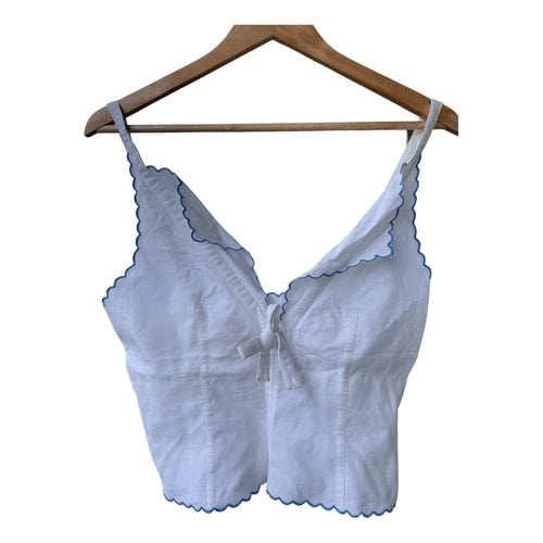 Pre-owned Courrã¨ges Camisole In White