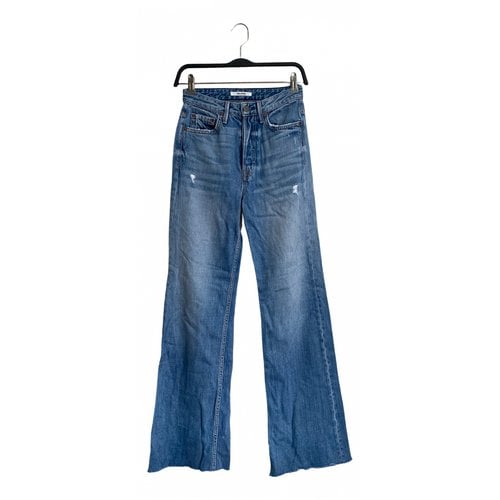 Pre-owned Grlfrnd Bootcut Jeans In Blue