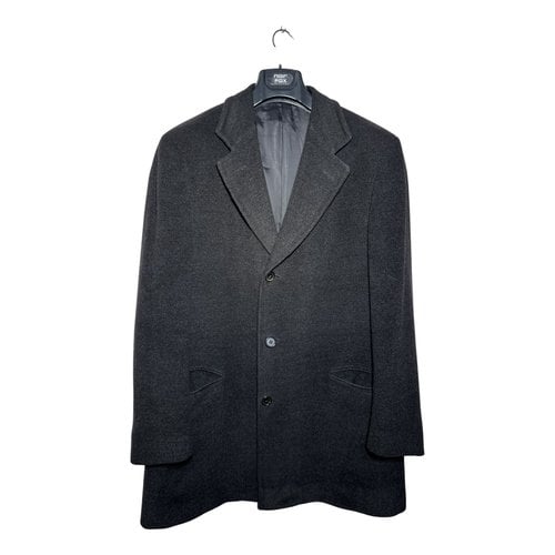 Pre-owned Ermenegildo Zegna Wool Coat In Black