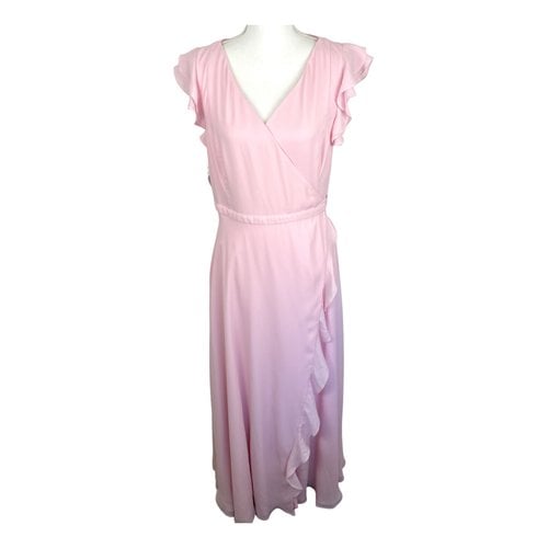 Pre-owned Fame And Partners Maxi Dress In Pink