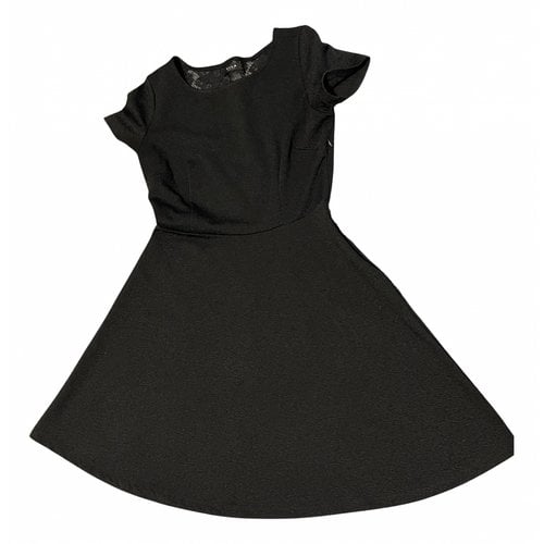 Pre-owned Vila Mini Dress In Black