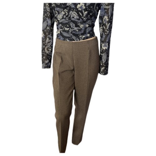 Pre-owned Piazza Sempione Trousers In Brown