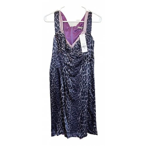 Pre-owned Nanette Lepore Silk Mid-length Dress In Purple