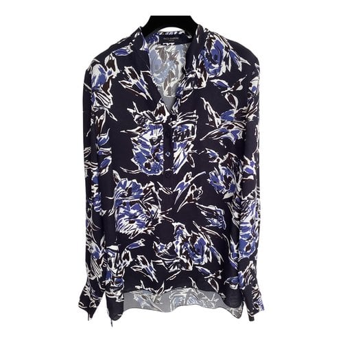 Pre-owned Piazza Sempione Blouse In Navy