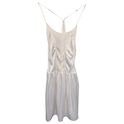 Pre-owned Eres Silk Mid-length Dress In White