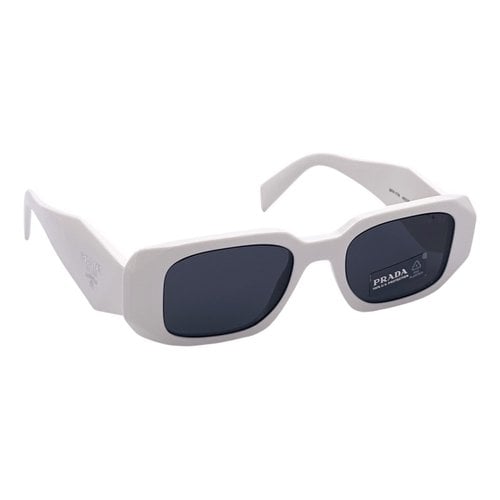Pre-owned Prada Sunglasses In White