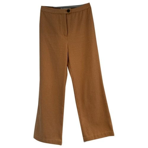 Pre-owned Mara Hoffman Trousers In Orange