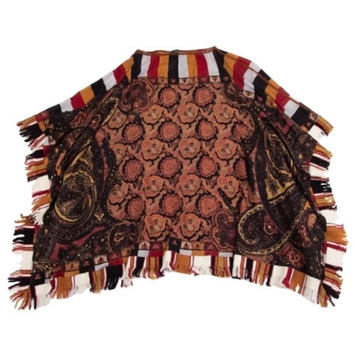 Pre-owned Jean Paul Gaultier Wool Poncho In Multicolour