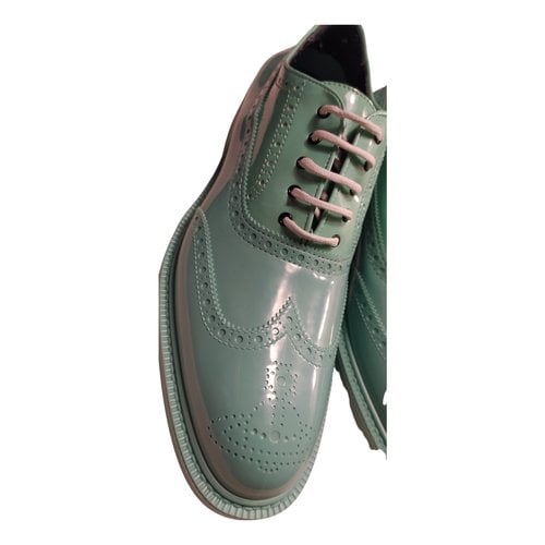 Pre-owned Vivienne Westwood Lace Ups In Green