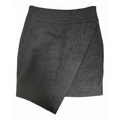 Pre-owned Alexandre Vauthier Tweed Skirt In Black