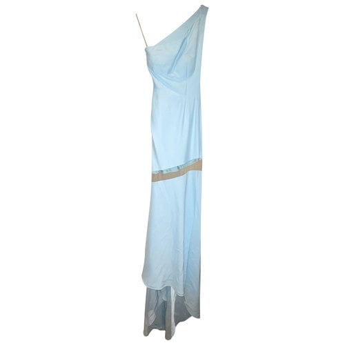 Pre-owned Celia Kritharioti Maxi Dress In Blue