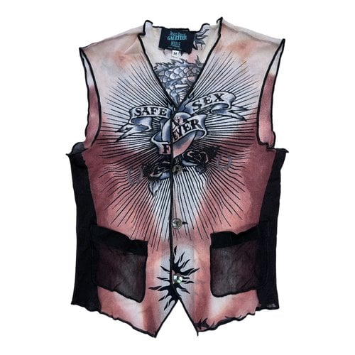 Pre-owned Jean Paul Gaultier Silk Vest In Multicolour