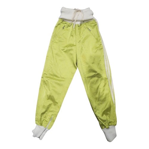 Pre-owned Atos Lombardini Trousers In Green
